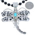 Navajo Sterling Silver Dragonfly Necklace AX121665