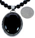 Onyx Sterling Silver Native American Bead Necklace AX121610