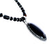 Onyx Sterling Silver Native American Bead Necklace AX121614