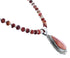 Oyster Shell Navajo Silver Bead Necklace Pendant Set AX121624
