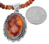 Oyster Shell Navajo Silver Bead Necklace Pendant Set AX121630