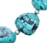 Southwest Authentic Sterling Silver Turquoise Beaded Necklace JX121507