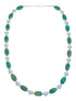 Sterling Silver And Turquoise Bead Necklace JX121541