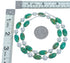 Sterling Silver And Turquoise Bead Necklace JX121541