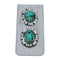 Southwestern Turquoise Sterling Silver Money Clip MX121580