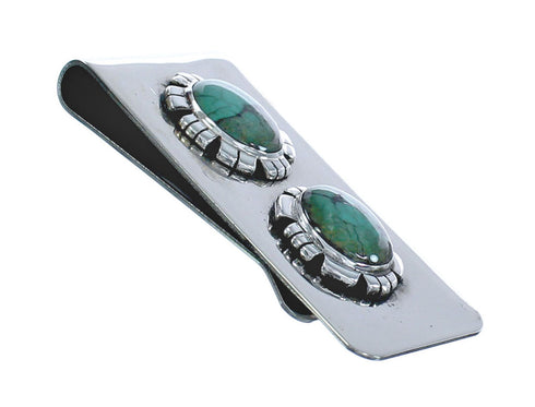 Southwestern Turquoise Sterling Silver Money Clip MX121580