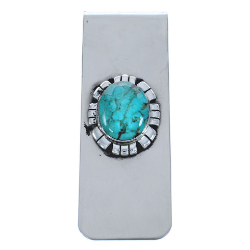 Sterling Silver Turquoise Money Clip MX121584