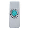 Sterling Silver Turquoise Money Clip MX121584