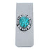 Sterling Silver Turquoise Money Clip MX121584