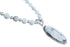 Sterling Silver Navajo Howlite Bead Necklace KX121302