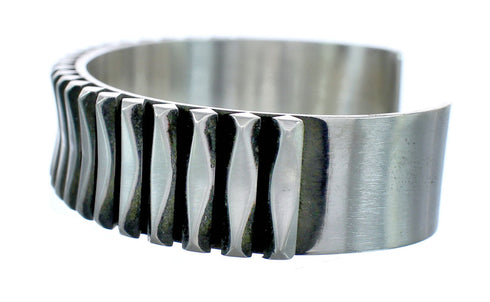 Navajo Sterling Silver Cuff Bracelet KX121327