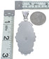 Turquoise Sterling Silver Navajo Pendant KX121266