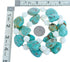 Mother Of Pearl and Tuquoise Sterling Silver Bead Necklace JX121634