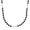 Onyx Sterling Silver Native American Bead Necklace JX121617