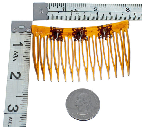 Turquoise Genuine Sterling Silver Hair Comb JX121638