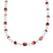Southwest Sterling Silver Mother of Pearl Oyster Shell Bead Necklace JX121462