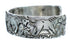Navajo Sterling Silver Horse Story Teller Cuff Bracelet KX121344