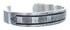 Native Amerian Genuine Sterling Silver Navajo Cuff Bracelet KX121352