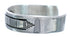 Native Amerian Genuine Sterling Silver Navajo Cuff Bracelet KX121352