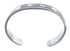 Native Amerian Genuine Sterling Silver Navajo Cuff Bracelet KX121352