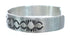 Sterling Silver Native American Navajo Cuff Bracelet KX121348