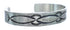 Sterling Silver Native American Navajo Cuff Bracelet KX121349