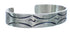 Sterling Silver Native American Navajo Cuff Bracelet KX121350