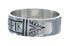 Navajo Authentic Sterling Silver Band Ring Size 12-1/2 AX121413