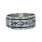 Navajo Authentic Sterling Silver Band Ring Size 11-3/4 AX121407