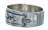 Navajo Authentic Sterling Silver Band Ring Size 11-3/4 AX121407