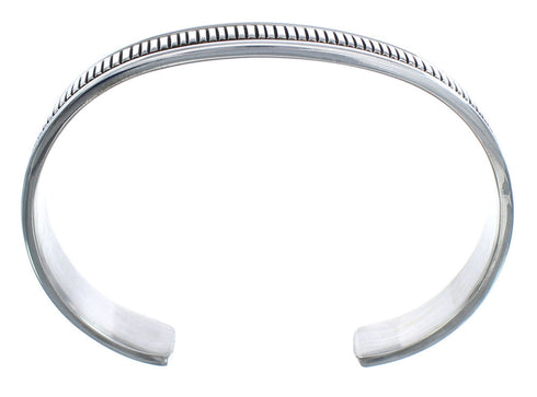 Native American Sterling Silver Navajo Cuff Bracelet AX121361
