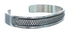 Native American Sterling Silver Navajo Cuff Bracelet AX121364