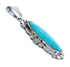 Turquoise Sterling Silver Navajo Pendant AX121448