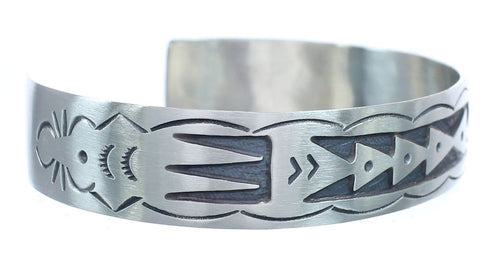 Sterling Silver Navajo Cuff Bracelet AX121765