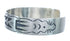 Sterling Silver Navajo Cuff Bracelet AX121765