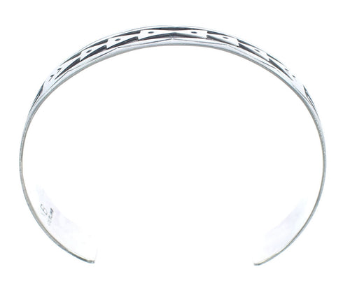Sterling Silver Navajo Cuff Bracelet AX121765