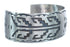 Genuine Sterling Silver Navajo Cuff Bracelet AX121718