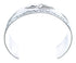 Genuine Sterling Silver Navajo Cuff Bracelet AX121723