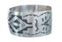 Genuine Sterling Silver Navajo Cuff Bracelet AX121729