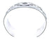 Genuine Sterling Silver Navajo Cuff Bracelet AX121729