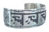 Genuine Sterling Silver Navajo Cuff Bracelet AX121737