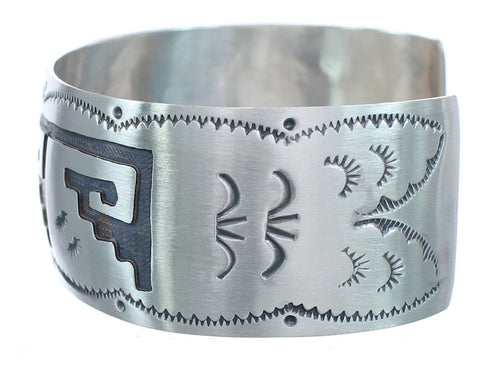 Genuine Sterling Silver Navajo Cuff Bracelet AX121737
