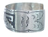 Genuine Sterling Silver Navajo Cuff Bracelet AX121737
