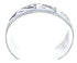 Genuine Sterling Silver Navajo Cuff Bracelet AX121737