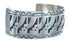 Genuine Sterling Silver Navajo Cuff Bracelet AX121738