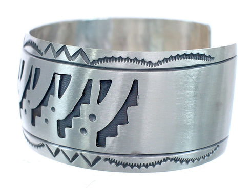 Genuine Sterling Silver Navajo Cuff Bracelet AX121738
