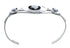 Navajo Opal Sterling Silver Bear Paw Cuff Bracelet AX121700
