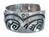 Native American Genuine Sterling Silver Overlay Cuff Bracelet AX121835