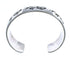Native American Genuine Sterling Silver Overlay Cuff Bracelet AX121835