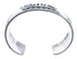 Native American Genuine Sterling Silver Overlay Cuff Bracelet AX121839